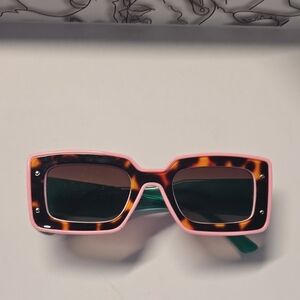 Sassy Jonrs Pink and Tortoise Shell Sunglasses